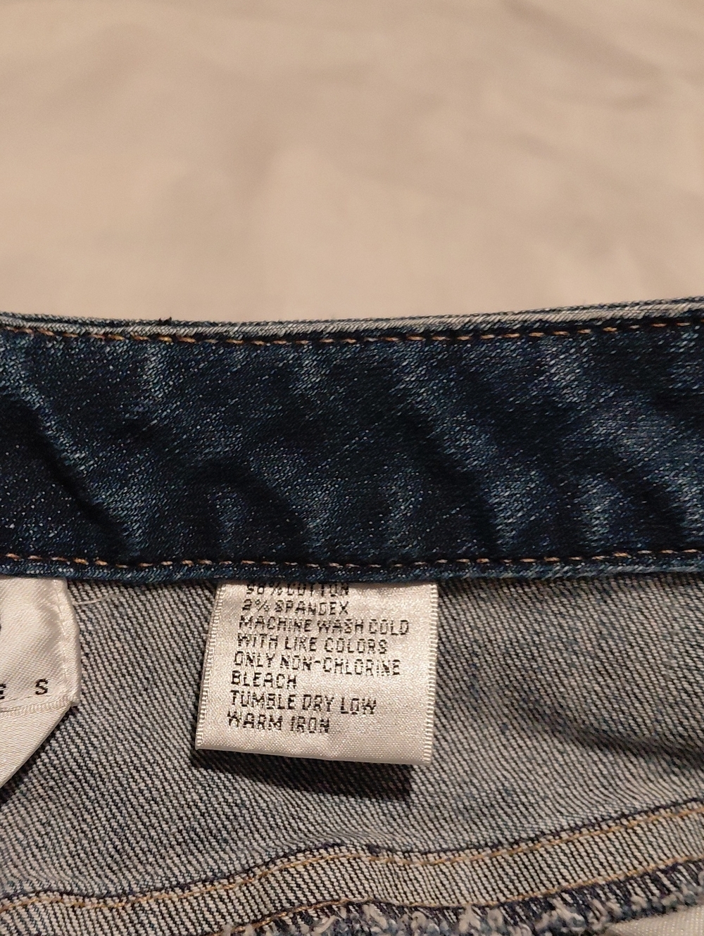 Vintage 90s Talbots Petites Denim Maxi Skirt - Size 8P - Picture 4 of 7